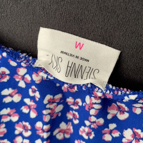 Blue Floral Dress - Picture 5 of 5